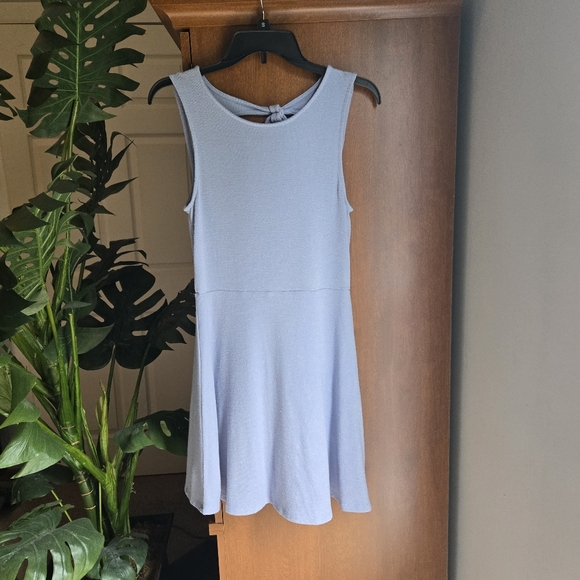 Forever 21 Blue Fit and Flare Mini Dress - Picture 1 of 4